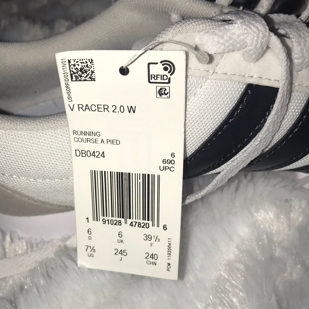 Adidas V Racer 2.0 women’s shoes size 7.5 & 9.5 - Picture 6 of 6